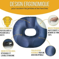 Coussin donut pour le coccyx - 44x44x7,5 - COUSSIN COCCYX