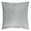 Coussin effet chiné métallisé gris 40x40