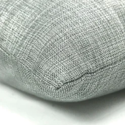 Coussin effet chiné métallisé gris 40x40