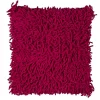 Coussin en coton seventies framboise 40x40