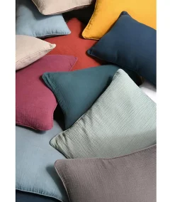 Coussin en gaze de coton Pop colors