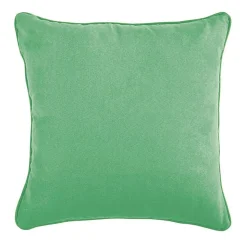 Coussin en suédine vert clair 40x40