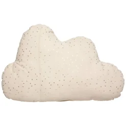 Coussin enfant Berlingot nuage - coton - beige - 45x28 cm - Atmosphera