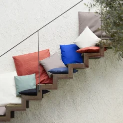 Coussin extérieur imperméable et déhoussable MINORQUE (40x40 cm - Blanc)