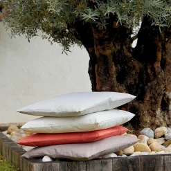 Coussin extérieur imperméable et déhoussable MINORQUE (70x70 cm - Lin)