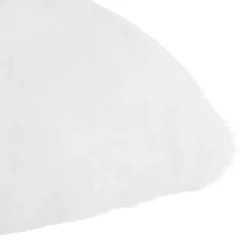 Coussin fausse fourrure - blanc 45x30 cm - Atmosphera