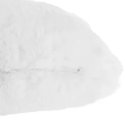 Coussin fausse fourrure - blanc 45x30 cm - Atmosphera