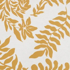 Coussin Feuillage Style Henri Matisse (45x45 cm - Jaune)