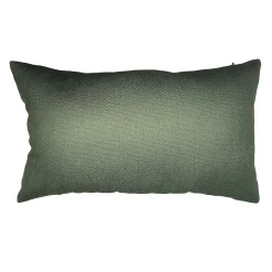 Coussin feuillage vert kaki L.50 x l.30 x ep.4 cm Ornami