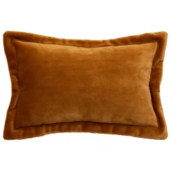 Coussin flanelle Cuddly beige lin 30x50cm - Atmosphera
