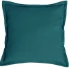 COUSSIN FLAP COTON RECYCLE BLUE LAKE 40X40