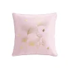 Coussin fleur Bloomy metalise design et moderne