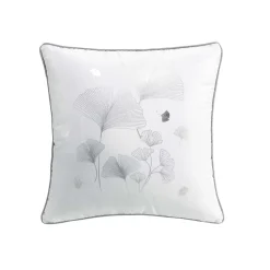 Coussin fleur Bloomy metalise design et moderne