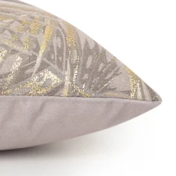 Coussin foil print doré JBY Creation L.50 x H.30 cm