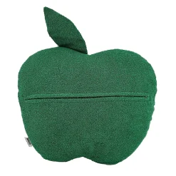 Coussin forme pomme Sodeco rouge et vert l.50 x l.50 cm