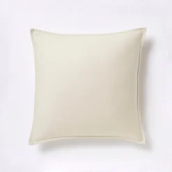 Coussin GoodHome Hiva coloris naturel 45 x 45 cm