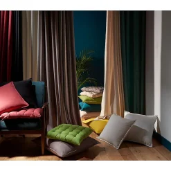Coussin GoodHome Hiva coloris naturel 45 x 45 cm