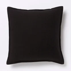 Coussin GoodHome Hiva noir 45 x 45 cm