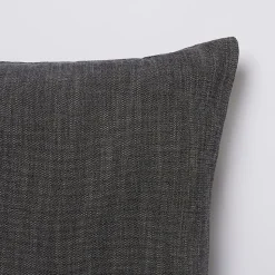 Coussin GoodHome Pahea gris 45 x 45 cm
