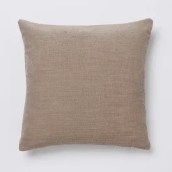 Coussin GoodHome Pahea marron 45 x 45 cm