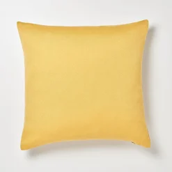 Coussin GoodHome Taowa jaune 50 x 50 cm