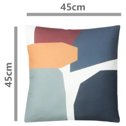 Coussin Habra imprimé géométrique multicouleurs L.45 x l.45cm GoodHome