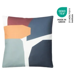 Coussin Habra imprimé géométrique multicouleurs L.45 x l.45cm GoodHome