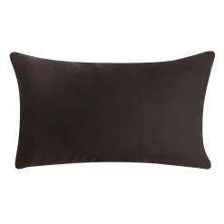 Coussin Halia noir et blanc L.50 x l.30 cm