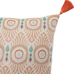 Coussin Ikat jacquard 50x50cm - Atmosphera