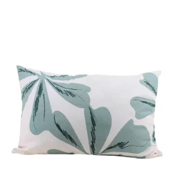 Coussin imprimé feuillage 40x60cm