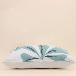 Coussin imprimé feuillage 40x60cm