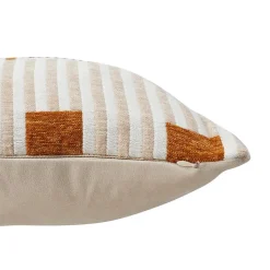 Coussin Jangwa jacquard lin 40x40cm - Atmosphera