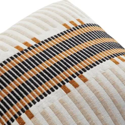 Coussin Jangwa jacquard lin 40x40cm - Atmosphera