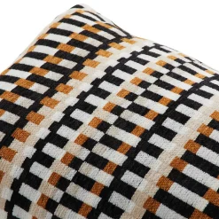 Coussin Jangwa jacquard lin 30x50cm - Atmosphera