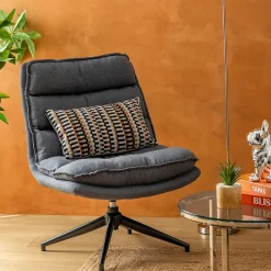 Coussin Jangwa jacquard lin 30x50cm - Atmosphera