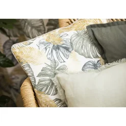 Coussin JUMANJI dos chambray 40X40