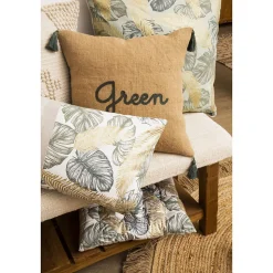 Coussin JUMANJI dos chambray 30X50