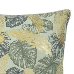 Coussin JUMANJI JADE dos chambray 50X50