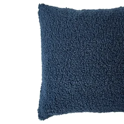 Coussin Kanosh GoodHome bleu marine L.45 x l.45 x ep.80 cm