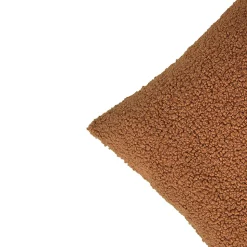 Coussin Kanosh GoodHome marron caramel L.45 x l.45 x ep.80 cm