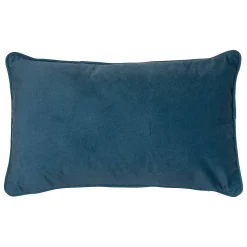 Coussin Lilou bleu egéen 50x30cm - Atmosphera