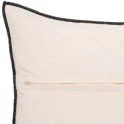 Coussin Linah - coton - beige - 45x45 cm - Atmosphera