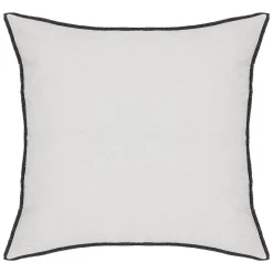 Coussin Linah - coton - blanc - 45x45 cm - Atmosphera