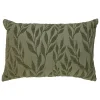 Coussin motif jacquard Lehto coton vert clair 58x38cm - Atmosphera