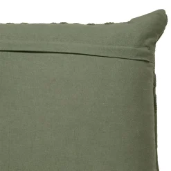 Coussin motif jacquard Lehto coton vert clair 58x38cm - Atmosphera