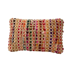 coussin multico jute HOLI 30X50