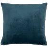 Coussin Ollis bleu egéen 38x38cm - Atmosphera
