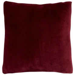 Coussin Ollis rouge grenat 38x38cm - Atmosphera
