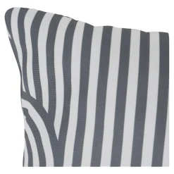 Coussin Opp imprimé géométrique gris foncé L.40 x l.40cm