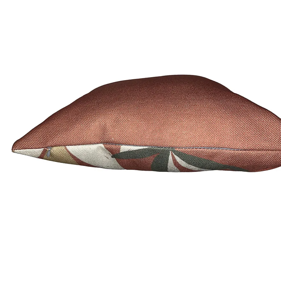 Coussin Ornami L.40 x l.40 cm terracotta multicouleurs